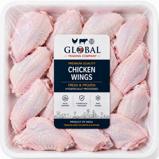 Premium Frozen Chicken Wings | Halal Frozen Chicken Wings Supplier & Exporter | Hygienically Processed Fresh Frozen Poultry Meat | Export Quality Packed Chicken Wings | Global Trading Company