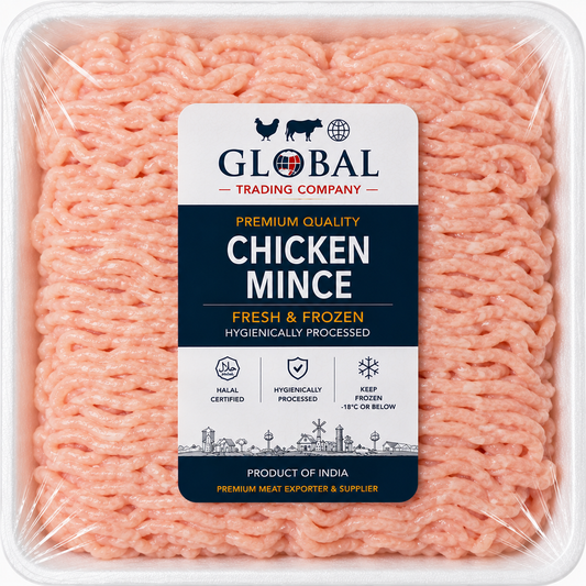 Premium Frozen Chicken Mince | Halal Frozen Ground Chicken Supplier & Exporter | Hygienically Processed Fresh Frozen Chicken Mince | Export Quality Packed Poultry Meat | Global Trading Company