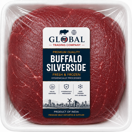 Premium Frozen Buffalo Silverside | Halal Buffalo Silverside Supplier & Exporter | Hygienically Processed Fresh Frozen Lean Buffalo Meat | Export Quality Packed Buffalo Silverside | Global Trading Company